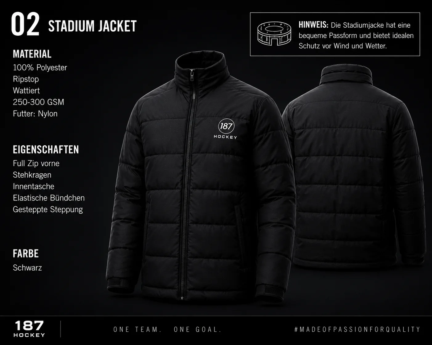 187 Hockey Stadium Jacket