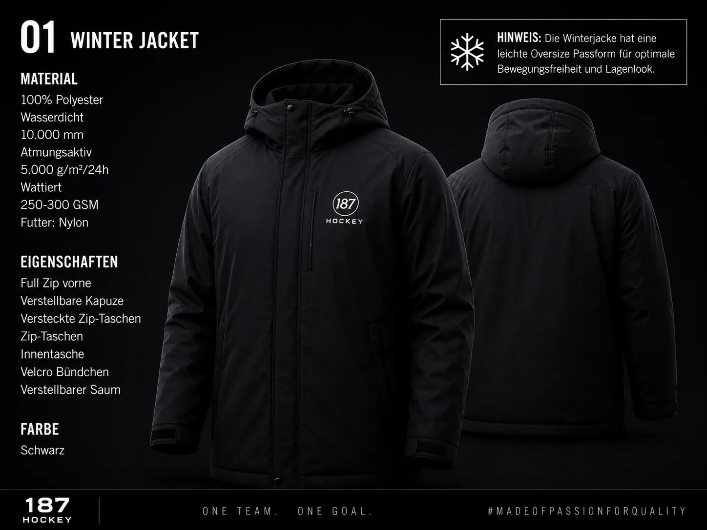 187 Hockey Winter Jacket