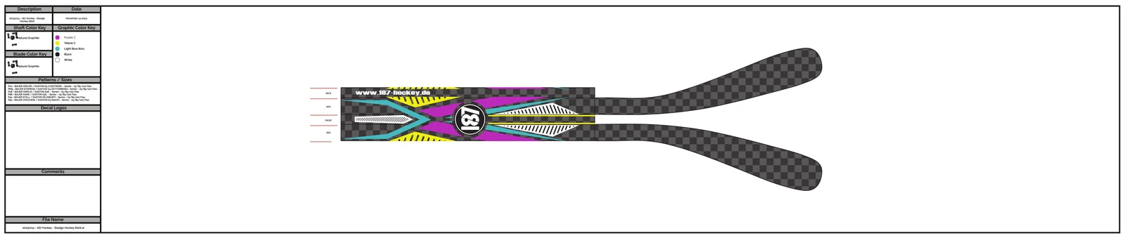 187 Hockey PRIMO Sledge Hockey Stick