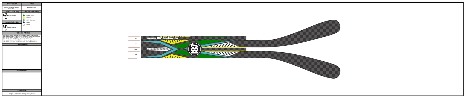 187 Hockey SCOPO Sledge Hockey Stick